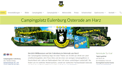Desktop Screenshot of eulenburg-camping.de