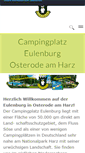 Mobile Screenshot of eulenburg-camping.de