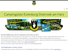 Tablet Screenshot of eulenburg-camping.de